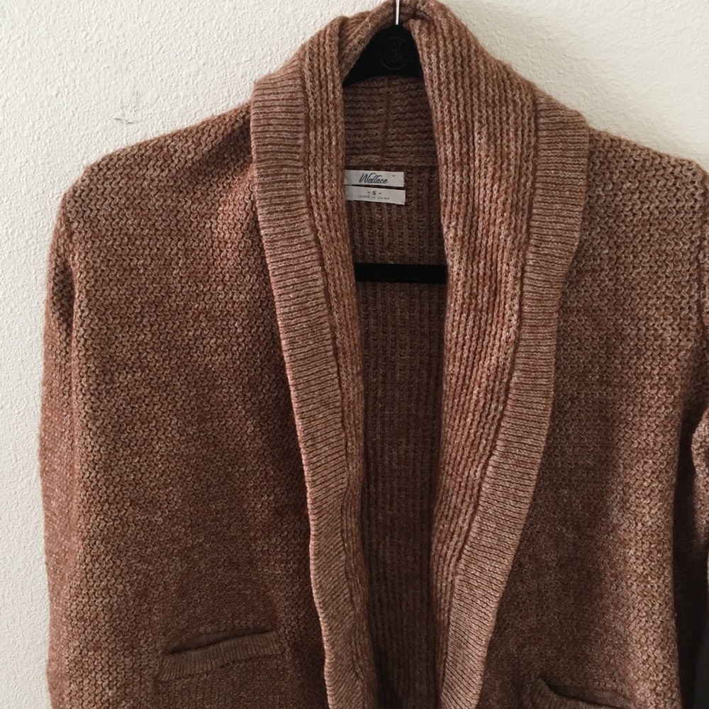 Wallace Madewell Yak Blend Shawl Cardigan Sweater
